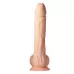 Телесный фаллоимитатор-гигант XXL Dildo - 38 см телесный 