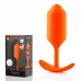 Оранжевая пробка для ношения B-vibe Snug Plug 3 - 12,7 см оранжевый 