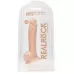 Телесный фаллоимитатор Silicone Dildo With Balls - 22,8 см телесный 