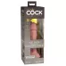 Телесный фаллоимитатор 6  Silicone Dual Density Cock - 17 см телесный 