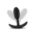 Черный анальный стимулятор Vibra Slim Plug Small - 8,8 см черный 