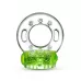 Зеленое эрекционное виброкольцо Arouser Vibrating C-Ring зеленый 