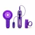 Набор из 2 фиолетовых эрекционных колец с вибрацией фиолетовый 