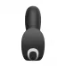 Черный анально-вагинальный вибромассажер Top Secret черный 