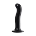 Черный стимулятор для пар P G-Spot Dildo Size M - 18 см черный 