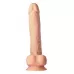 Телесный фаллоимитатор-гигант XXL Dildo - 38 см телесный 