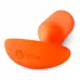 Оранжевая пробка для ношения B-vibe Snug Plug 3 - 12,7 см оранжевый 