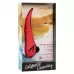 Красный вибромассажер Laguna Beach Lover с функцией «мерцающий язычок» - 20,25 см красный 