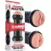 Телесный двусторонний мастурбатор Training Master Double Side Stroker Pussy and Anus телесный с черным 