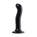 Черный стимулятор для пар P G-Spot Dildo Size L - 19 см черный 