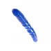 Синий двусторонний фаллоимитатор - 28,5 см синий 