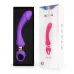 Фиолетовый изогнутый вибромассажер Moon Vibrator - 21,1 см фиолетовый 