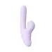 Сиреневый вибромассажер со съёмным клиторальным пульсатором DuoGlow сиреневый 