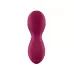 Бордовый вибратор с движущимся шариком Exciterrr бордовый 