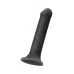 Черный фаллос на присоске Silicone Bendable Dildo XL - 20 см черный 