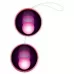 Розовые двойные вагинальные шарики с петелькой розовый 