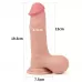 Телесный фаллоимитатор Sliding Skin Dual Layer Dong - 19,5 см телесный 