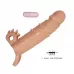 Телесная удлиняющая вибронасадка Penis Sleeve Connor - 17 см телесный 