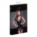 Эротическое мини-платье с кружевом Powerwetlook minidress with lace cleavage черный L