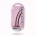 Розовый фаллоимитатор Smooth G-Spot - 15 см розовый 