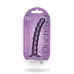 Фиолетовый фаллоимитатор Beaded G-Spot - 17 см фиолетовый 