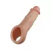 Телесная насадка-удлинитель Intrepid 9.25 Inch Realistic Penis Extender Sleeve - 23,5 см телесный 