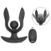 Черная расширяющаяся анальная пробка с вибрацией RC Inflatable Expander Plug with Vibration черный 