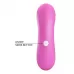 Розовый клиторальный стимулятор Breeze розовый 