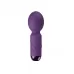 Фиолетовый мини-wand вибратор для стимуляции эрогенных зон фиолетовый 