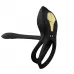Черное эрекционное виброкольцо Bayek с пультом ДУ черный 