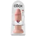 Телесный фаллоимитатор King Cock 10  Chubby - 25 см телесный 