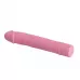 Нежно-розовый вибратор Vic с выделенными венками - 15,5 см нежно-розовый 