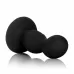 Черный анальный стимулятор Silicone Back End Play - 10,75 см черный 