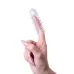 Прозрачная рельефная насадка на палец Arbo - 8 см прозрачный 