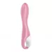 Розовый вибромассажер с функцией расширения Air Pump Vibrator 2 - 20,9 см розовый 