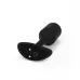 Чёрная пробка для ношения с вибрацией Snug Plug 2 - 11,4 см черный 