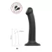 Черный фаллос на присоске Silicone Bendable Dildo M - 18 см черный 