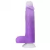 Фиолетовый вибратор-реалистик Encore 8 Inch Vibrating Dildo - 21,6 см фиолетовый 