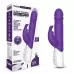 Фиолетовый пульсирующий вибромассажер G-Spot Thrusting Rabbit - 24 см фиолетовый 