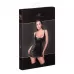 Эротическое мини-платье с кружевными вставками Powerwetlook dress with lace inserts черный M