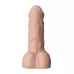 Телесный фаллоудлинитель с мошонкой Cock Next - 19 см телесный 