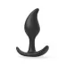 Черный анальный стимулятор - 9,2 см черный 
