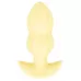 Желтая анальная пробка с вибрацией Cuties Vibrating Mini Butt Plug - 8 см желтый 