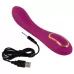 Лиловый вибратор с функцией расширения Inflatable Vibrator - 21,1 см лиловый 