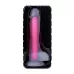 Прозрачно-розовый фаллоимитатор, светящийся в темноте, Clark Glow - 22 см розовый 