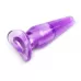Фиолетовая анальная пробка - 8 см фиолетовый 
