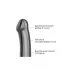 Черный фаллос на присоске Silicone Bendable Dildo M - 18 см черный 