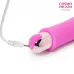 Розовый мини-вибратор для стимуляции эрогенных зон - 15,5 см розовый 