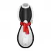 Вакуум-волновой стимулятор клитора Penguin Holiday Edition черный с белым 