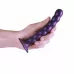 Фиолетовый фаллоимитатор Beaded G-Spot - 17 см фиолетовый 